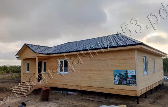 2 Каркасно-щитовой дом Д-11, 13.2x9.5м, 125.4 М², Мурманская область, Печегнский район, село Корзуново (27)